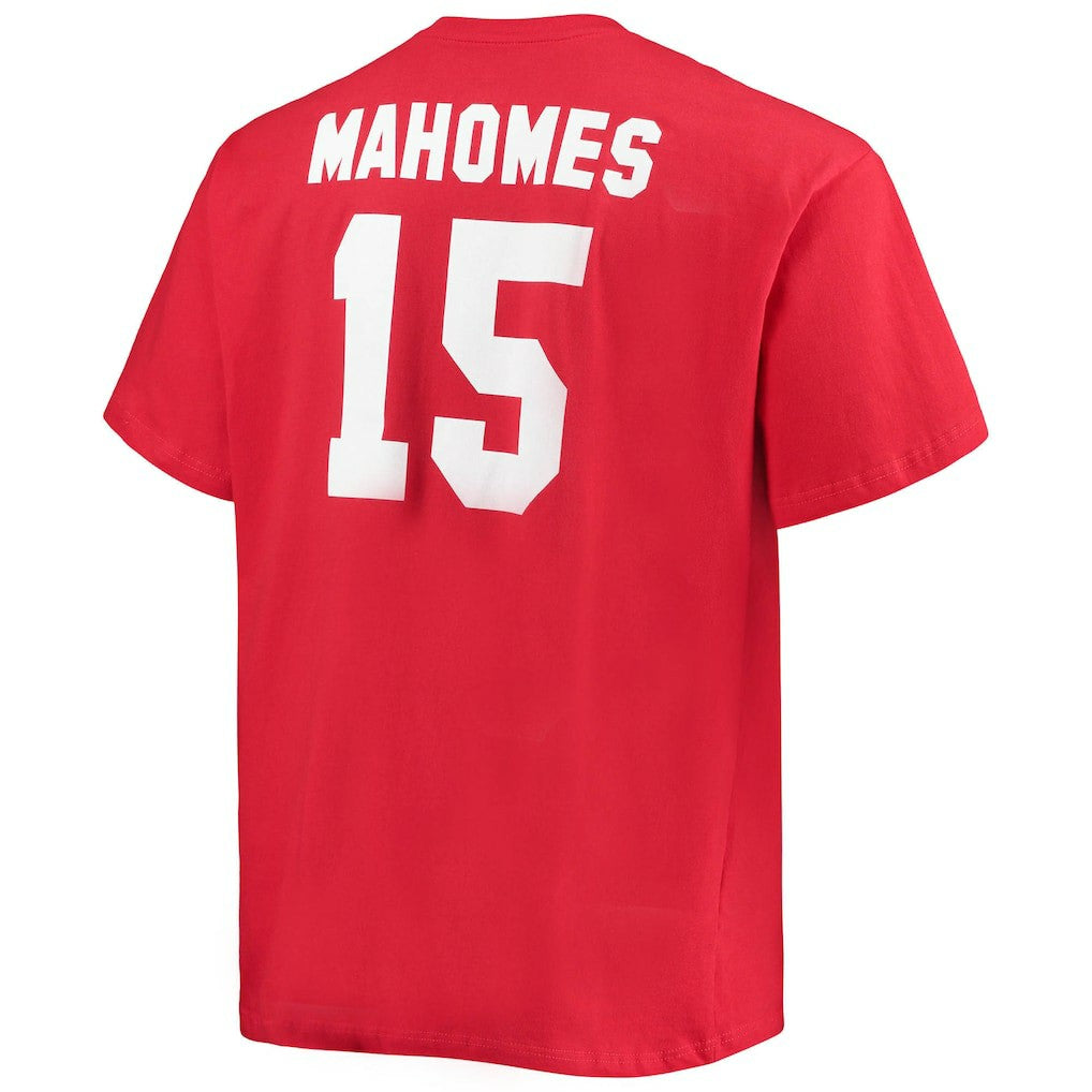 Patrick Mahomes Kansas City Chiefs Big & Tall Player Name & Number T-Shirt Red | Fanatics