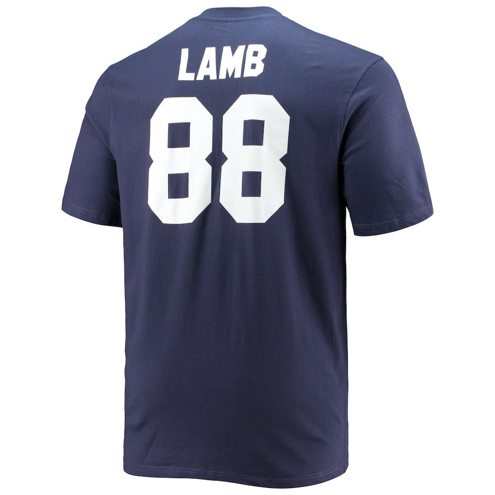 CeeDee Lamb Dallas Cowboys Big & Tall Player Name & Number T-Shirt Navy | Fanatics