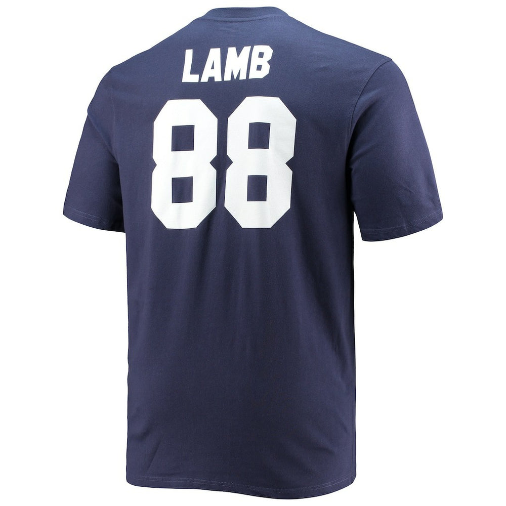CeeDee Lamb Dallas Cowboys Big & Tall Player Name & Number T-Shirt Navy | Fanatics