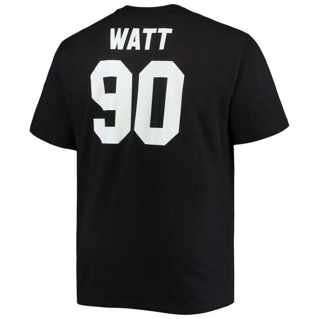 T.J. Watt Pittsburgh Steelers Big & Tall Player Name & Number T-Shirt Black | Fanatics