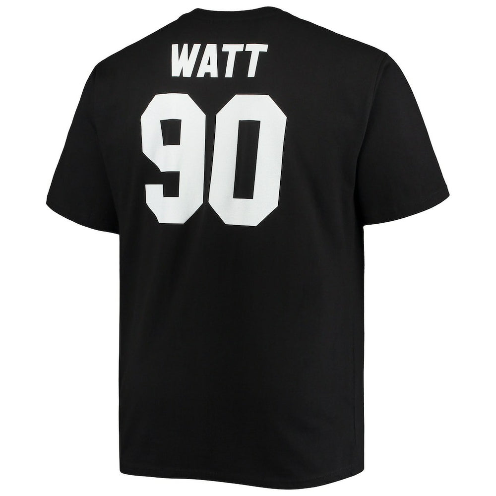 T.J. Watt Pittsburgh Steelers Big & Tall Player Name & Number T-Shirt Black | Fanatics