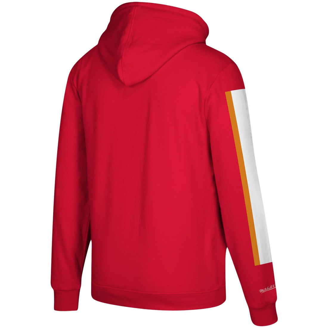 Tampa Bay Buccaneers Three Stripe Pullover Hoodie Red | Mitchell & Ness