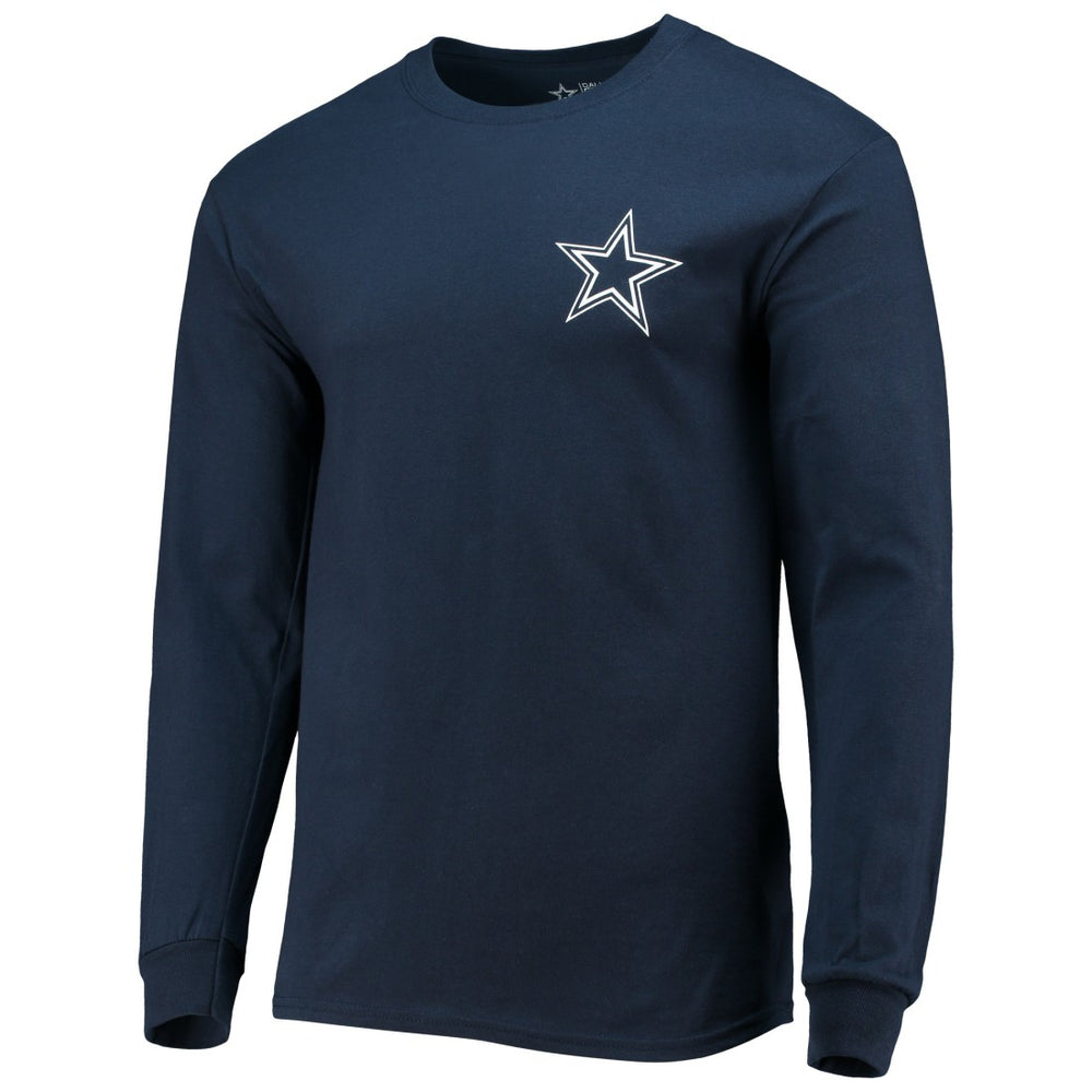 Dallas Cowboys #1 Dad Long Sleeve T-Shirt Navy | Fanatics