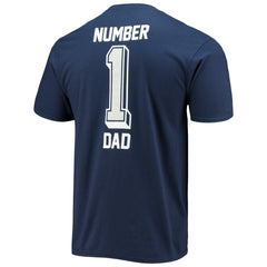 Dallas Cowboys #1 Dad T-Shirt Navy | Fanatics