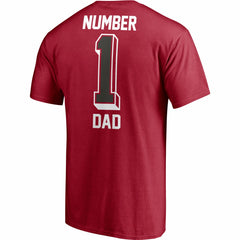 Tampa Bay Buccaneers #1 Dad T-Shirt Red | Fanatics