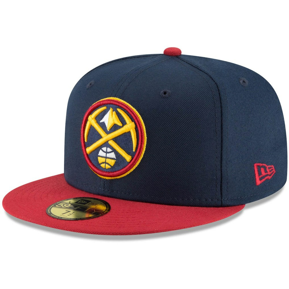 Denver Nuggets 2-Tone 59FIFTY Fitted Hat Navy/Red - NBA