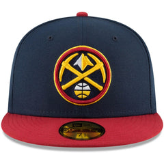 Denver Nuggets 2-Tone 59FIFTY Fitted Hat Navy/Red - NBA