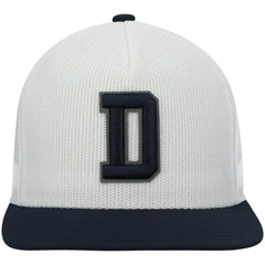 Dallas Cowboys HOOey Logo Snapback Hat White/Navy | NFL
