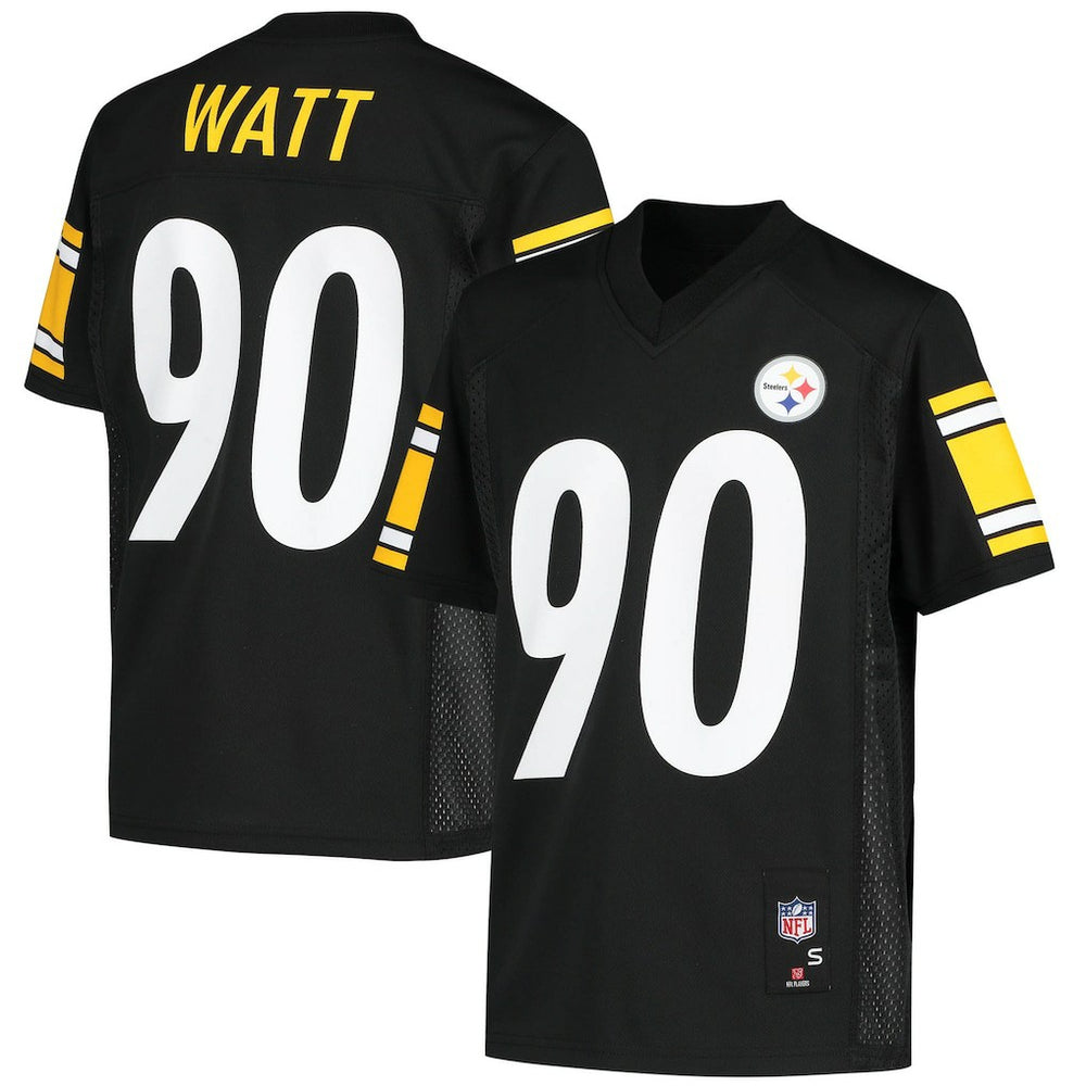 T.J. Watt Pittsburgh Steelers Youth Replica Player Jersey Black | NFL