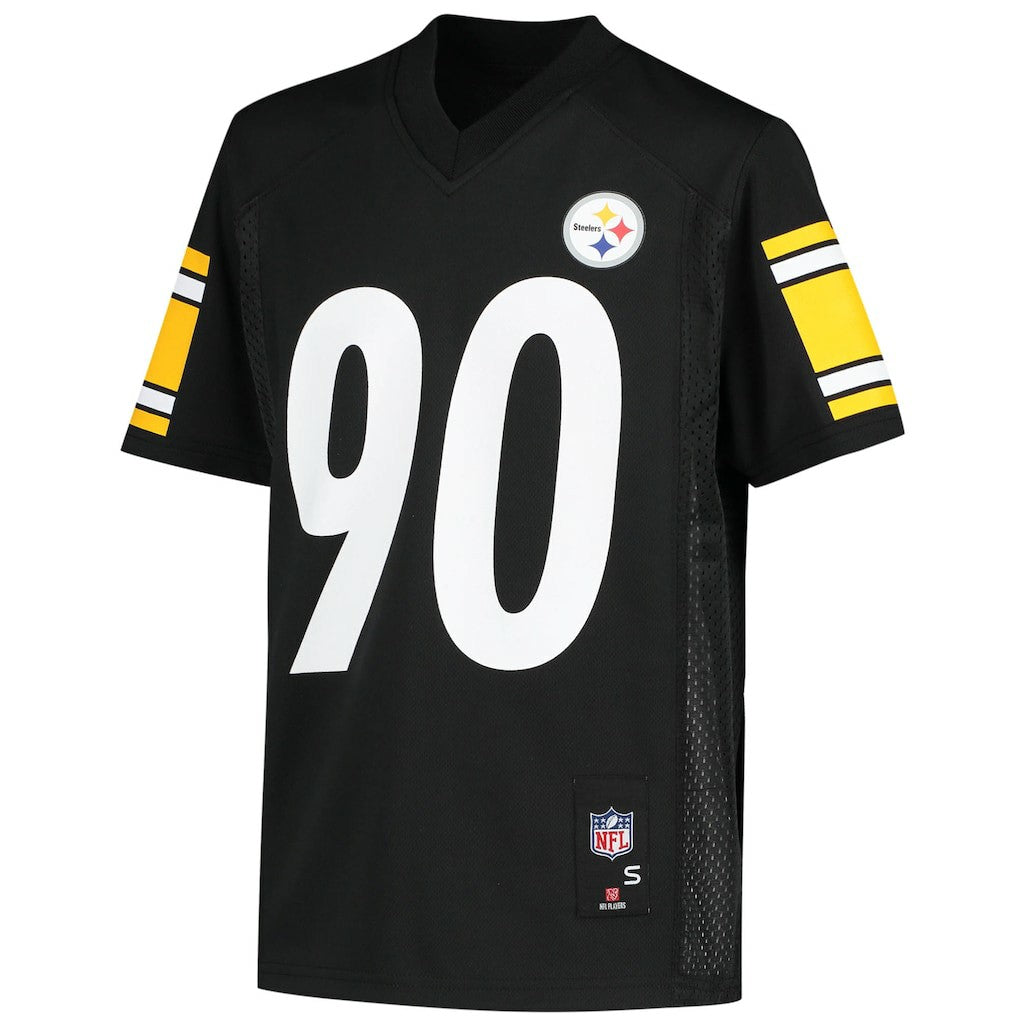 T.J. Watt Pittsburgh Steelers Youth Replica Player Jersey Black | NFL