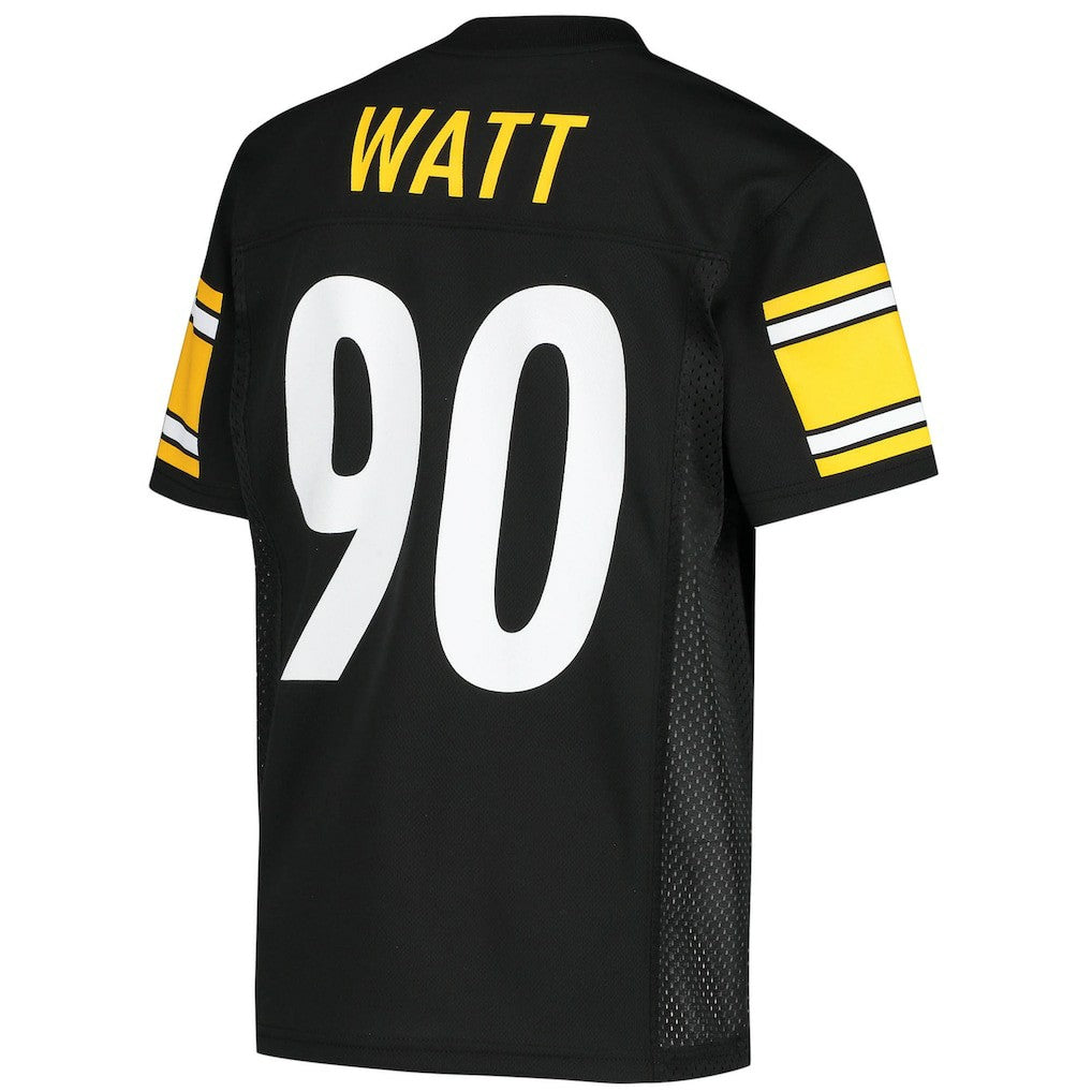 T.J. Watt Pittsburgh Steelers Youth Replica Player Jersey Black | NFL