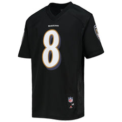 Lamar Jackson Baltimore Ravens Youth Replica Player Jersey Black | NFL