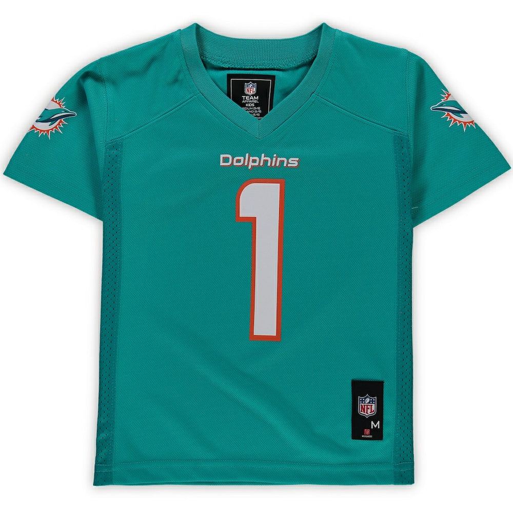 Tua Tagovailoa Miami Dolphins Preschool Replica Player Jersey Aqua | NFL