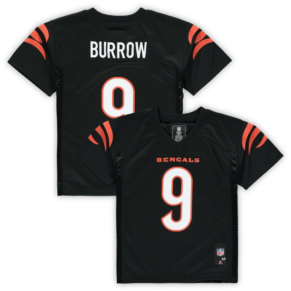 Joe Burrow Cincinnati Bengals Preschool Replica Player Jersey Black | NFL