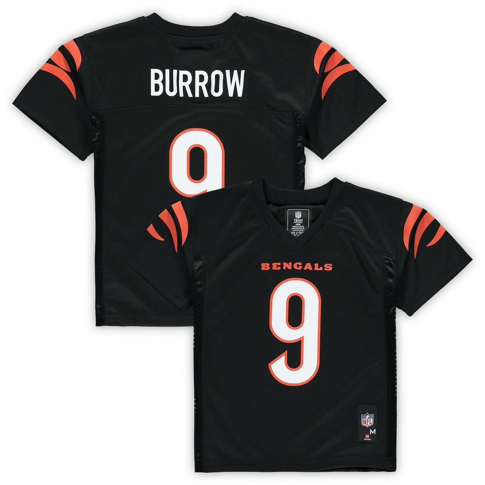Joe Burrow Cincinnati Bengals Preschool Replica Player Jersey Black | NFL