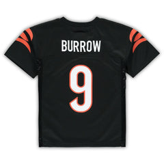 Joe Burrow Cincinnati Bengals Preschool Replica Player Jersey Black | NFL