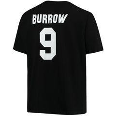 Joe Burrow Cincinnati Bengals Big & Tall Player Name & Number T-Shirt Black | Fanatics