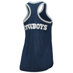 Dallas Cowboys G-III 4Her by Carl Banks Women's Tater Burnout Tank Top Navy | NFL