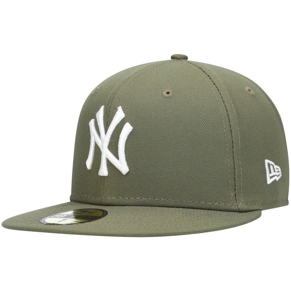 New York Yankees New Era White Logo 59FIFTY Fitted Hat - MLB