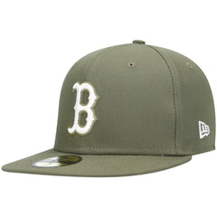 Boston Red Sox New Era White Logo 59FIFTY Fitted Hat - MLB