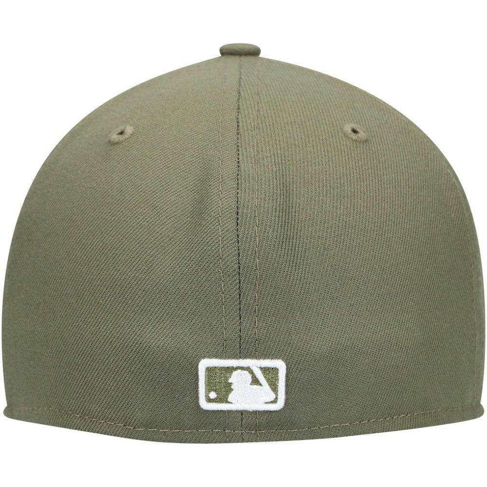 Boston Red Sox New Era White Logo 59FIFTY Fitted Hat - MLB