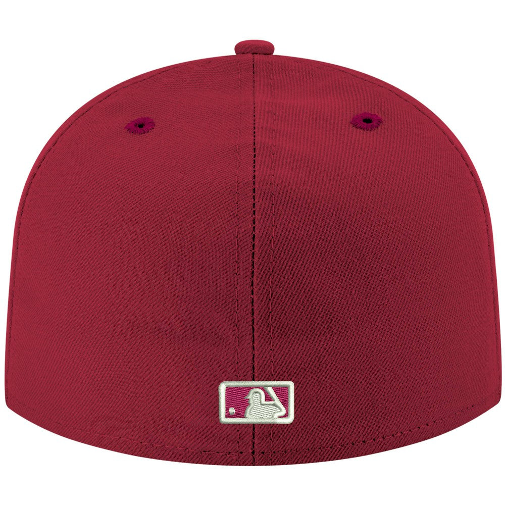 Miami Marlins New Era White Logo 59FIFTY Fitted Hat - MLB