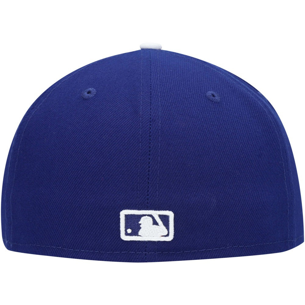 Los Angeles Dodgers New Era White Logo 59FIFTY Fitted Hat - MLB