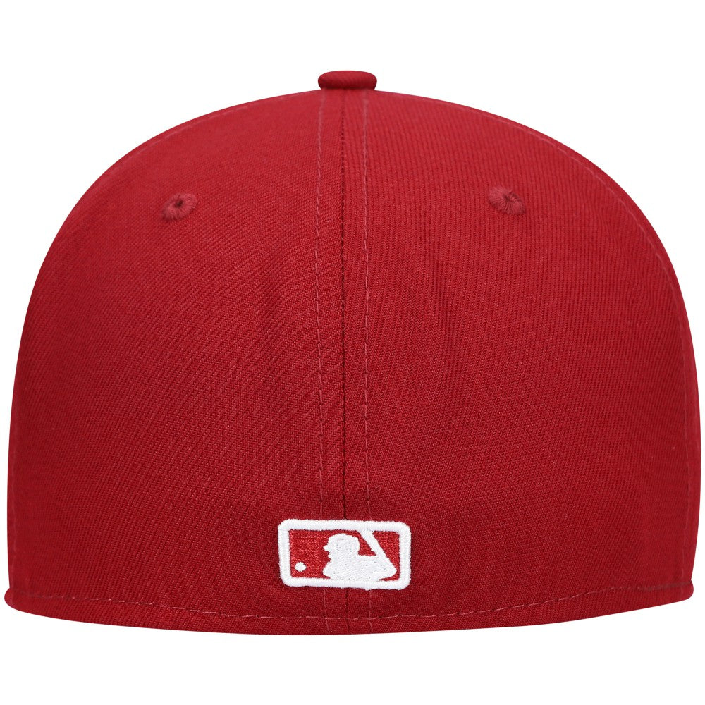 Milwaukee Brewers New Era White Logo 59FIFTY Fitted Hat - MLB