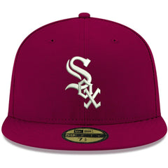 Chicago White Sox New Era White Logo 59FIFTY Fitted Hat - MLB