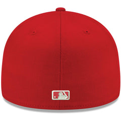 Los Angeles Angels New Era White Logo 59FIFTY Fitted Hat - MLB