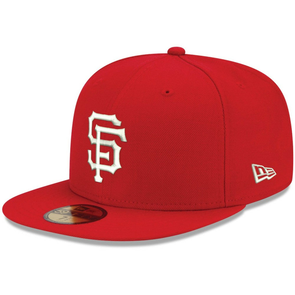 San Francisco Giants New Era White Logo 59FIFTY Fitted Hat - MLB
