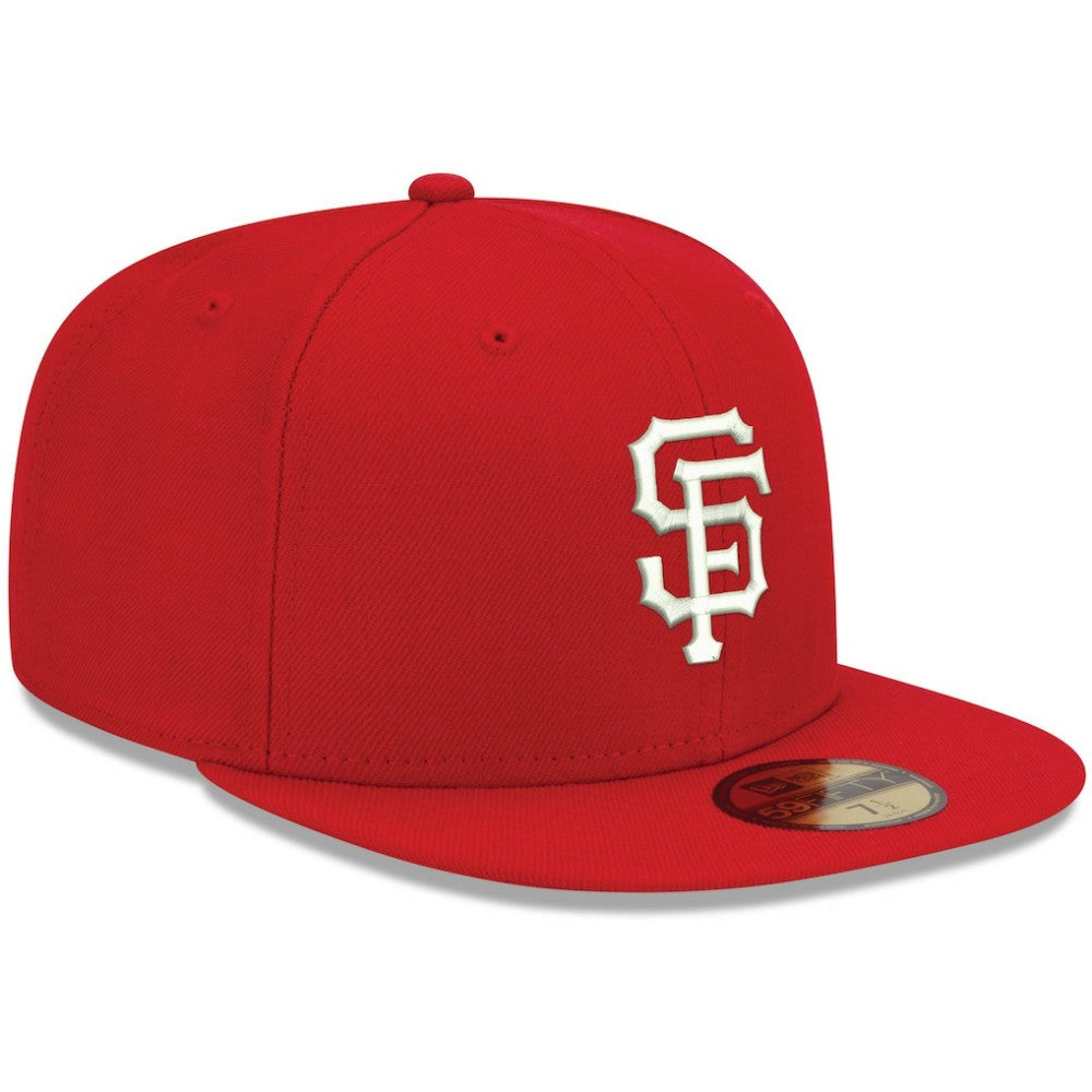 San Francisco Giants New Era White Logo 59FIFTY Fitted Hat - MLB