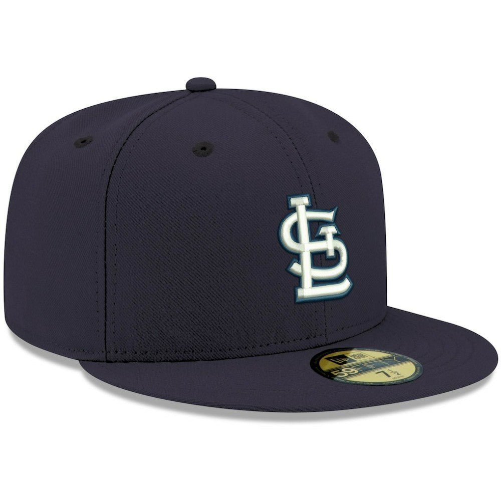 St. Louis Cardinals New Era White Logo 59FIFTY Fitted Hat - MLB