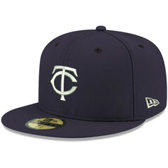 Minnesota Twins New Era White Logo 59FIFTY Fitted Hat - MLB