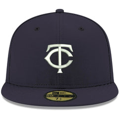 Minnesota Twins New Era White Logo 59FIFTY Fitted Hat - MLB