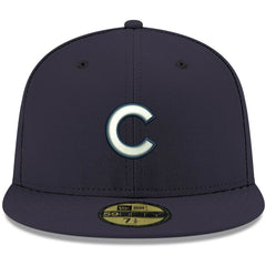 Chicago Cubs New Era White Logo 59FIFTY Fitted Hat - MLB