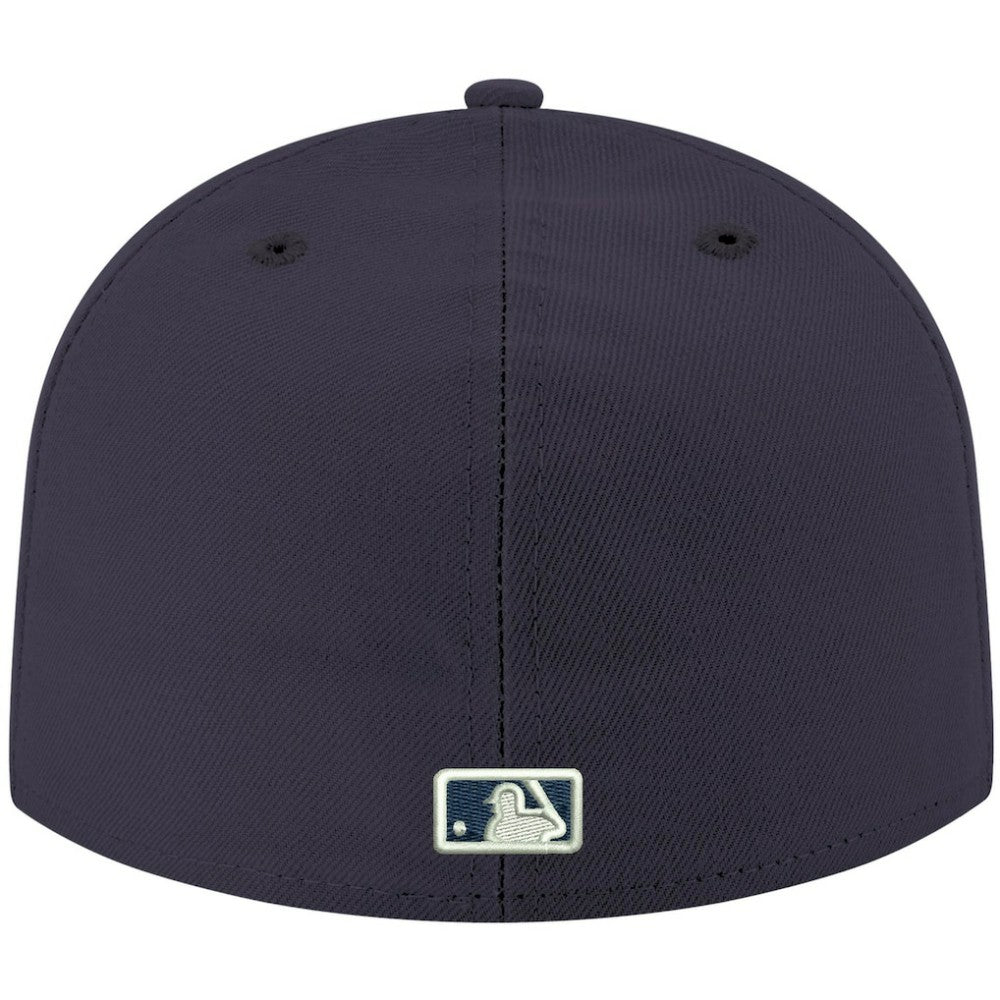 Chicago Cubs New Era White Logo 59FIFTY Fitted Hat - MLB