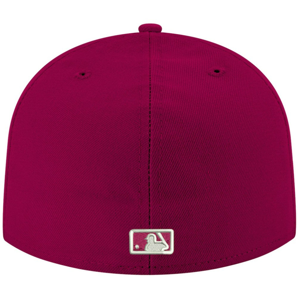 San Diego Padres New Era White Logo 59FIFTY Fitted Hat - MLB
