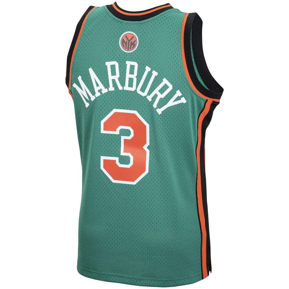 Stephon Marbury New York Knicks 2006/07 Hardwood Classics Swingman Jersey Green - NBA