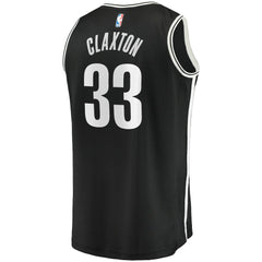 Nicolas Claxton Brooklyn Nets Fast Break Replica Jersey Icon Edition Black - NBA
