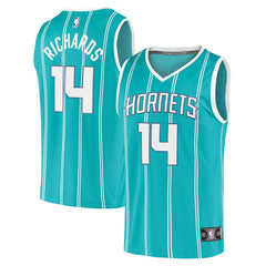 Nick Richards Charlotte Hornets Fast Break Replica Jersey Icon Edition Teal - NBA