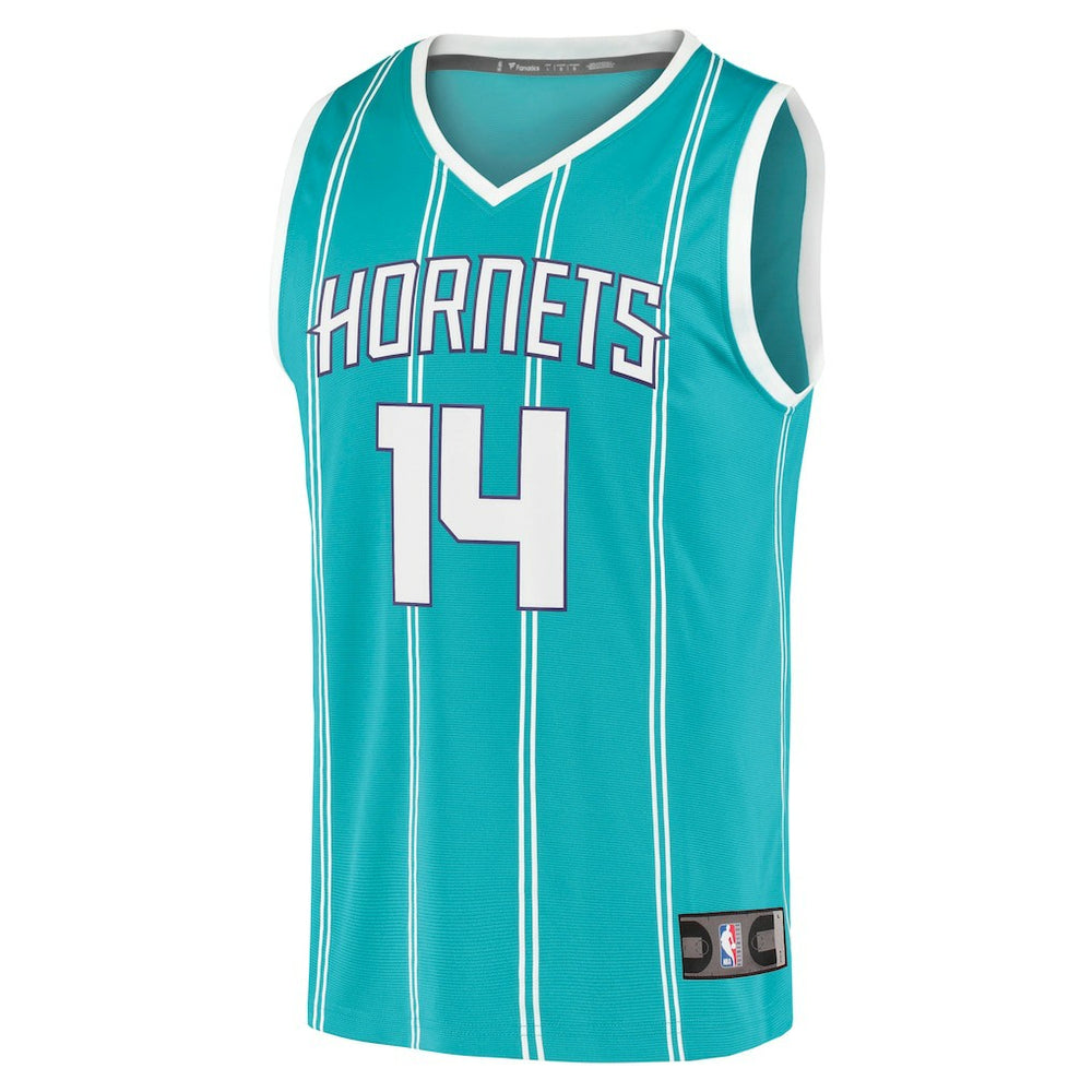 Nick Richards Charlotte Hornets Fast Break Replica Jersey Icon Edition Teal - NBA