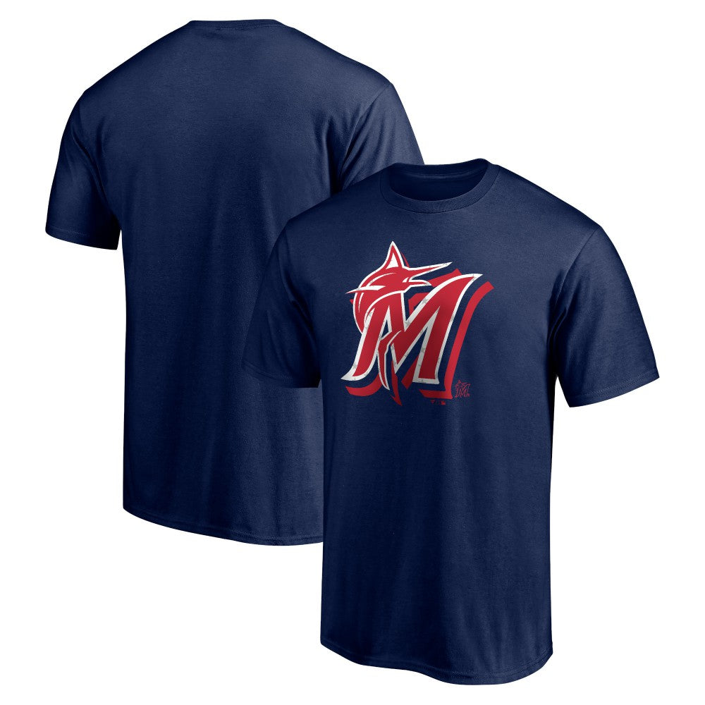 Miami Marlins Red White and Team T-Shirt - MLB