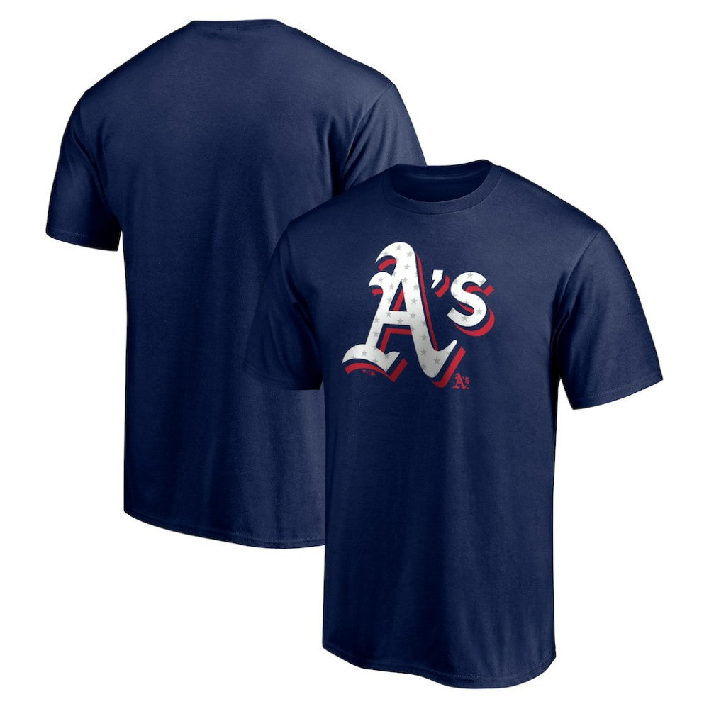 Athletics Red White and Team T-Shirt - MLB