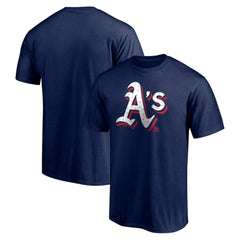 Athletics Red White and Team T-Shirt - MLB