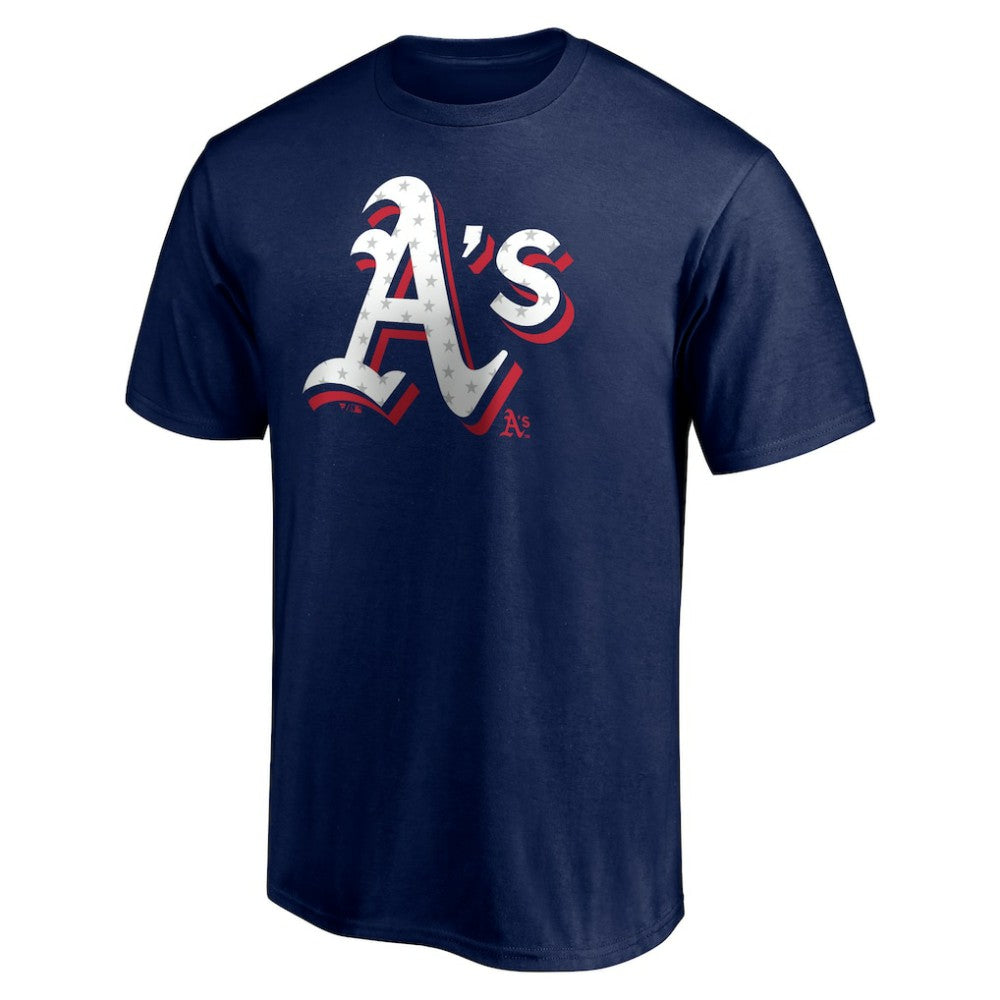 Athletics Red White and Team T-Shirt - MLB