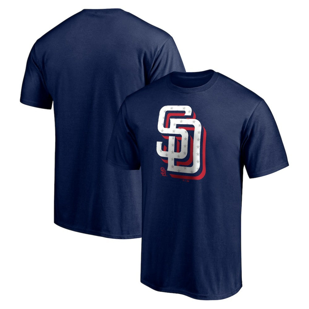 San Diego Padres Red White and Team T-Shirt - MLB