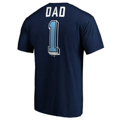 Tampa Bay Rays Number One Dad T-Shirt - MLB
