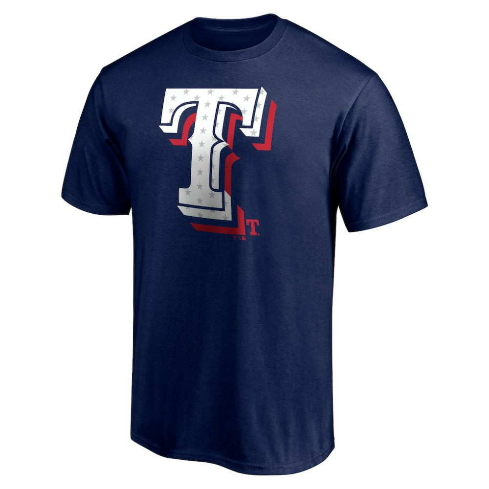 Texas Rangers Red White and Team T-Shirt - MLB