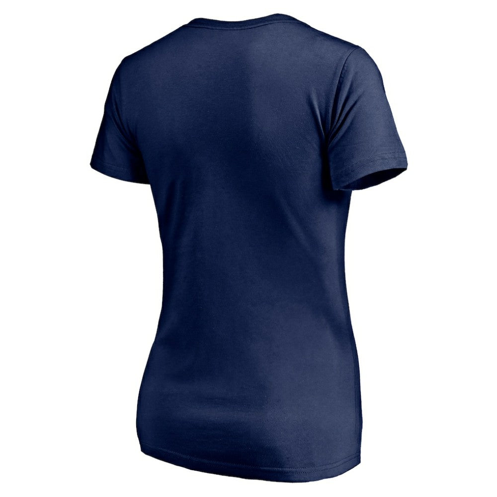 Baltimore Orioles Women's Red White and Team V-Neck T-Shirt - MLB